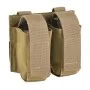 DEFCON 5 DOUBLE 40 MM GRENADE POUCH COYOTE TAN D5-SGP0S CT