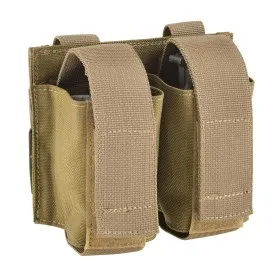 DEFCON 5 DOUBLE 40 MM GRENADE POUCH COYOTE TAN D5-SGP0S CT