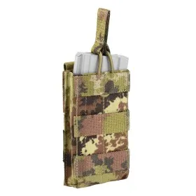 DEFCON 5 SINGOL MAG POUCH WITH QUICK EXTRACTION CAL. 5,56 ITALIAN CAMO D5-M4S VI