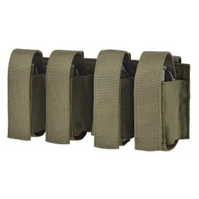 DEFCON 5 QUADRUPLE 40 MM GRANADE POUCH OD GREEN D5-GP04 OD