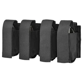 DEFCON 5 QUADRUPLE 40 MM GRANADE POUCH BLACK D5-GP04 B