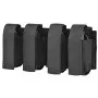 DEFCON 5 QUADRUPLE 40 MM GRANADE POUCH BLACK D5-GP04 B