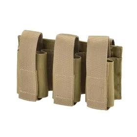 DEFCON 5 TASCA 1000 DEN MOLLE PORTA GRANATE TRIPLA 40 MM COYOTE TAN D5-GP033 CT