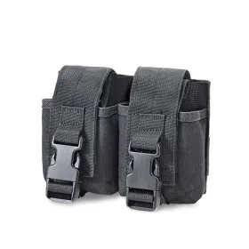 DEFCON 5 TASCA PORTA GRANATE MOLLE 1000 DEN DOPPIA NERO D5-GP02 B