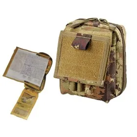 MAP POUCH WITH NOTE BOOK TASCA PORTA MAPPE MOLLE VEGETATO ITALIANO DEFCON 5  D5-MPK02 VI