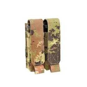 DEFCON 5 DOUBLE PISTOL POUCH FOR 9MM ITALIAN CAMO D5-PM02 VI