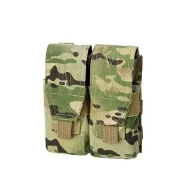 TASCA PORTA CARICATORI M4+AK DOPPIA DEFCON 5 MULTICAM D5-M4AK MC
