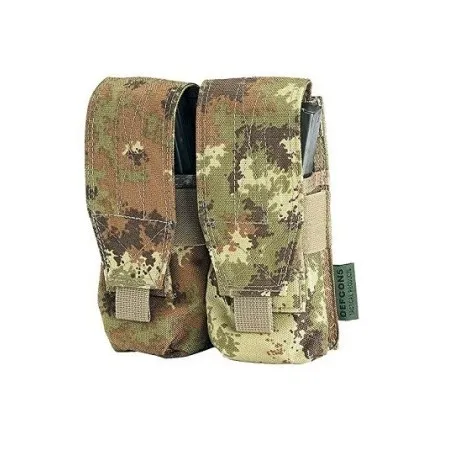 DEFCON 5 DOUBLE M4 AK POUCH ITALIAN CAMO D5-M4AK VI