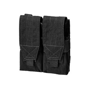 DEFCON 5 DOUBLE M4 AK POUCH BLACK D5-M4AK B