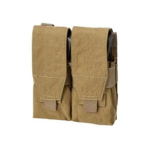DEFCON 5 DOUBLE M4 AK POUCH COYOTE TAN D5-M4AK CT