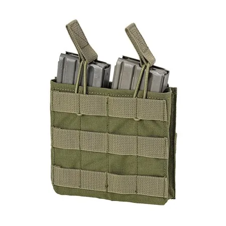 DEFCON 5 DOUBLE OPEN AMMO POUCH M4 AK GREEN D5-M4AKDO OD