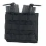 PORTA CARICATORE MOLLE M4 AK DOPPIO APERTO DEFCON 5 NERO D5-M4AKDO B