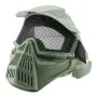 maschera softair con occhiali staccabili verde