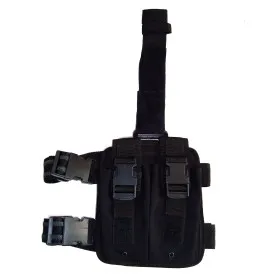 DEFCON 5 PORTA CARICATORE DOPPIO M4 COSCIALE NERO 1000 DEN D5-LM01 B