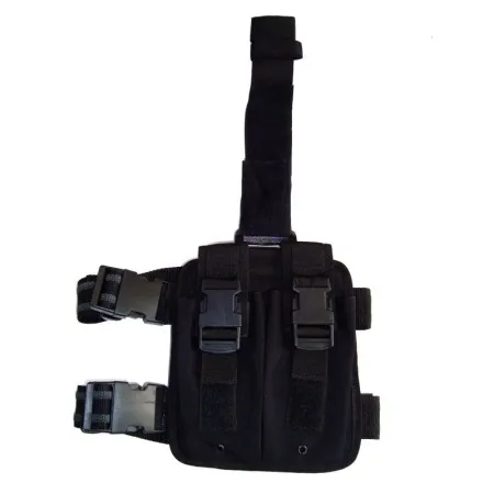 DEFCON 5 PORTA CARICATORE DOPPIO M4 COSCIALE NERO 1000 DEN D5-LM01 B