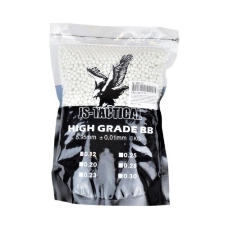 JS-TACTICAL BUSTA 1KG PALLINI SOFTAIR 0,20G BIANCHI JS-BB0.20