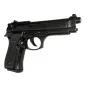 BRUNI BR-1300 92 pistola a salve 8mm full metal nera — vista laterale