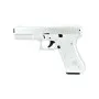 Glock G17 HA117S HFC Silver vista frontale - pistola softair a molla