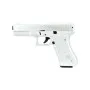 Glock G17 HA117S HFC Silver vista frontale - pistola softair a molla