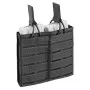 DEFCON 5 M4 DOUBLE OPEN AMMO POUCH BLACK D5-LAS_M4AKDO B
