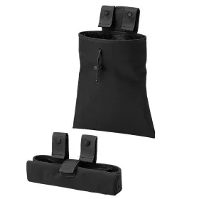 TASCA 1000 DEN PORTA CARICATORI ESAUSTI MOLLE NERO DEFCON 5 D5-DMP910 B