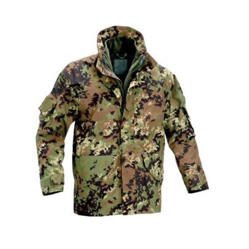 DEFCON 5 PARKA OVER JACKET III GEN. VEGETATO ITALIANO D5-PARKA-III VI  TAGLIA S