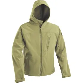 DEFCON 5 SOFT SHELL JACKET WITH FIXED HOOD OD GREEN D5-3429 OD