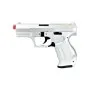 HFC P99 HA-120S silver airsoft pistol - side view