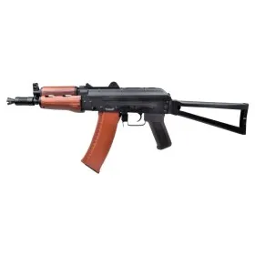 FUCILE SOFTAIR ELETTRICO AK-74U  FULL METAL PARAMANO IN LEGNO CYMA CM045A
