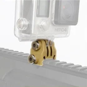 WOSPORT GO PRO MOUNT FOR 22MM RAILS TAN WO-G033T