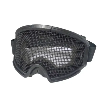 STEEL MESH TACTICAL MASK BLACK 6058B