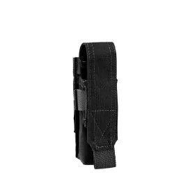SINGLE PISTOL POUCH 1000 DEN PORTA CARICATORE PISTOLA SINGOLO COYOTE NERO D5-PM01 B