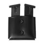 VEGA HOLSTER 1P30 PORTA CARICATORE PISTOLA DOPPIO DA CINTURA COMPATTO NERO MARRONE