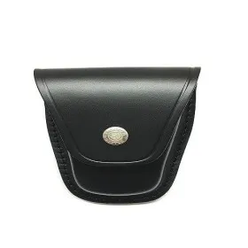 VEGA HOLSTER 1P25 PORTA MANETTE DA CINTURA CHIUSO PASSANTE IN PELLE NERO BIANCO