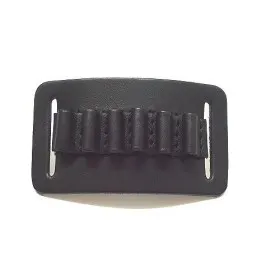 VEGA HOLSTER 1P11 PORTA COLPI 6 POSTI A FASCIA IN PELLE CAL. 38-357 NERO MARRONE