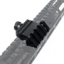 METAL 20MM RAIL WITH 45° OFFSET BLACK ME4037-B
