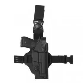 VEGA HOLSTER VKC8 HOLSTER CAVALLERY THIGH COMPACT BLACK GREEN TAN