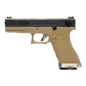 WE GAS PISTOL G18 FULL AUTO METAL SLIDE FORCE SERIES T2 WG02WET-2