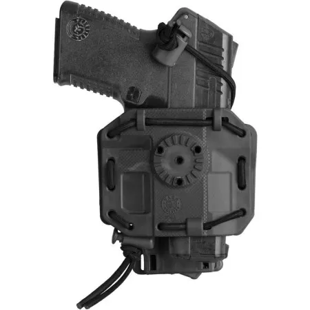 VEGA HOLSTER 8BL05 FONDINA AMBIDESTRA BUNGY MOLLE E CINTURA SMALL AUTO - NERO VERDE TAN
