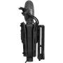 Fondina VEGA HOLSTER 8BL06 vista laterale con passante MOLLE e cinturone