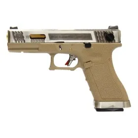 PISTOLA SOFTAIR A GAS BLOW BACK METAL SLIDE FULL AUTO G18 FORCE SERIES T4 WE WG02WET-4