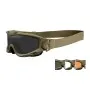 WILEY X SPEAR MODEL WITH 3 LENSES + MATTE TAN FRAME  WY-SP293T