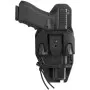 VEGA HOLSTER 8BL20 POLYMER INSIDE BUNGY L/AUTO HOLSTER - BLACK GREEN TAN