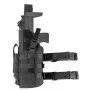 VEGA HOLSTER PA290 MP7 TACTICAL NYLON THIGH HOLSTER - BLACK GREEN BLUE