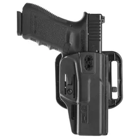 VEGA HOLSTER VJH8 FONDINA AMBIDESTRA INTERNA / ESTERNA HYBRID IN POLIMERO DA CINTURA