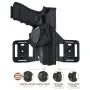VEGA HOLSTER FONDINA PROFESSIONALE CAMA UP&DOWN IN POLIMERO CCHU8 NERA
