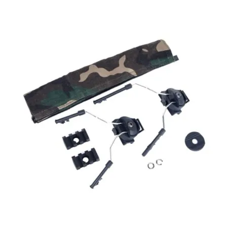 Z-TAC ADATTATORI PER ELMETTI FAST/ARC PER CUFFIE COMTAC NERI EL-Z046B