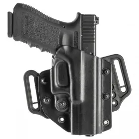 VEGA HOLSTER VHHR804 GLOCK 17/22 FONDINA PANCAKE RIGIDA IN POLIMERO LIVELLO 1