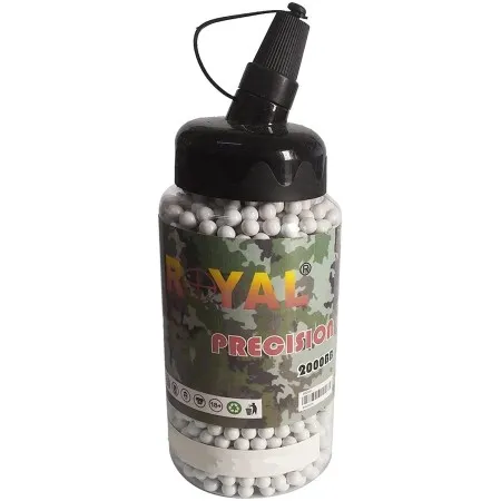 ROYAL BALL PELLETS 0.12G 2000 PIECES WHITE BB 2000 0,12