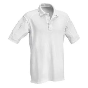 POLO TATTICA A MANICHE CORTE CON TASCHE DEFCON 5 BIANCO D5-1771 WH
